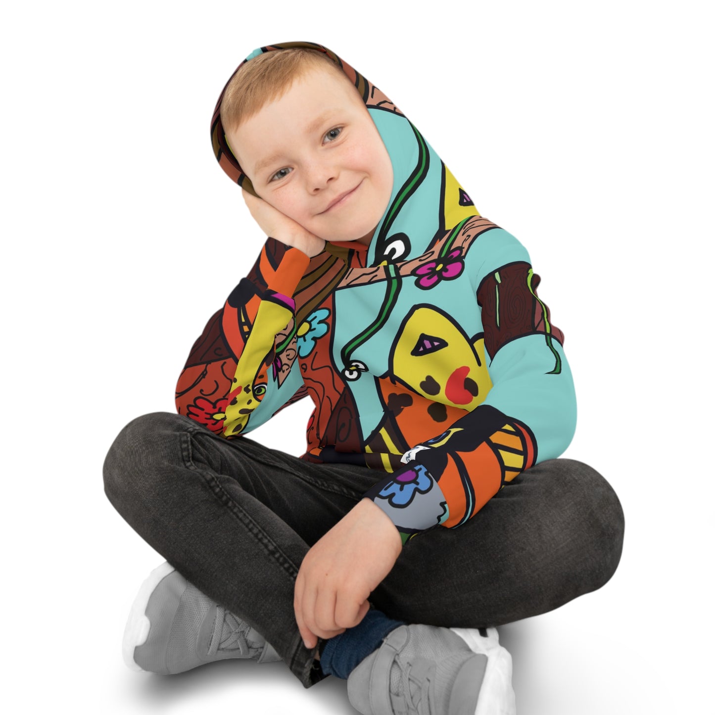 Jungle Animals Children's Hoodie