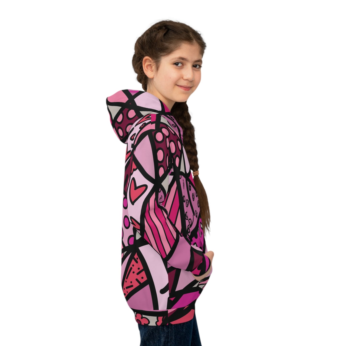 Shades of Pink Children's Hoodie