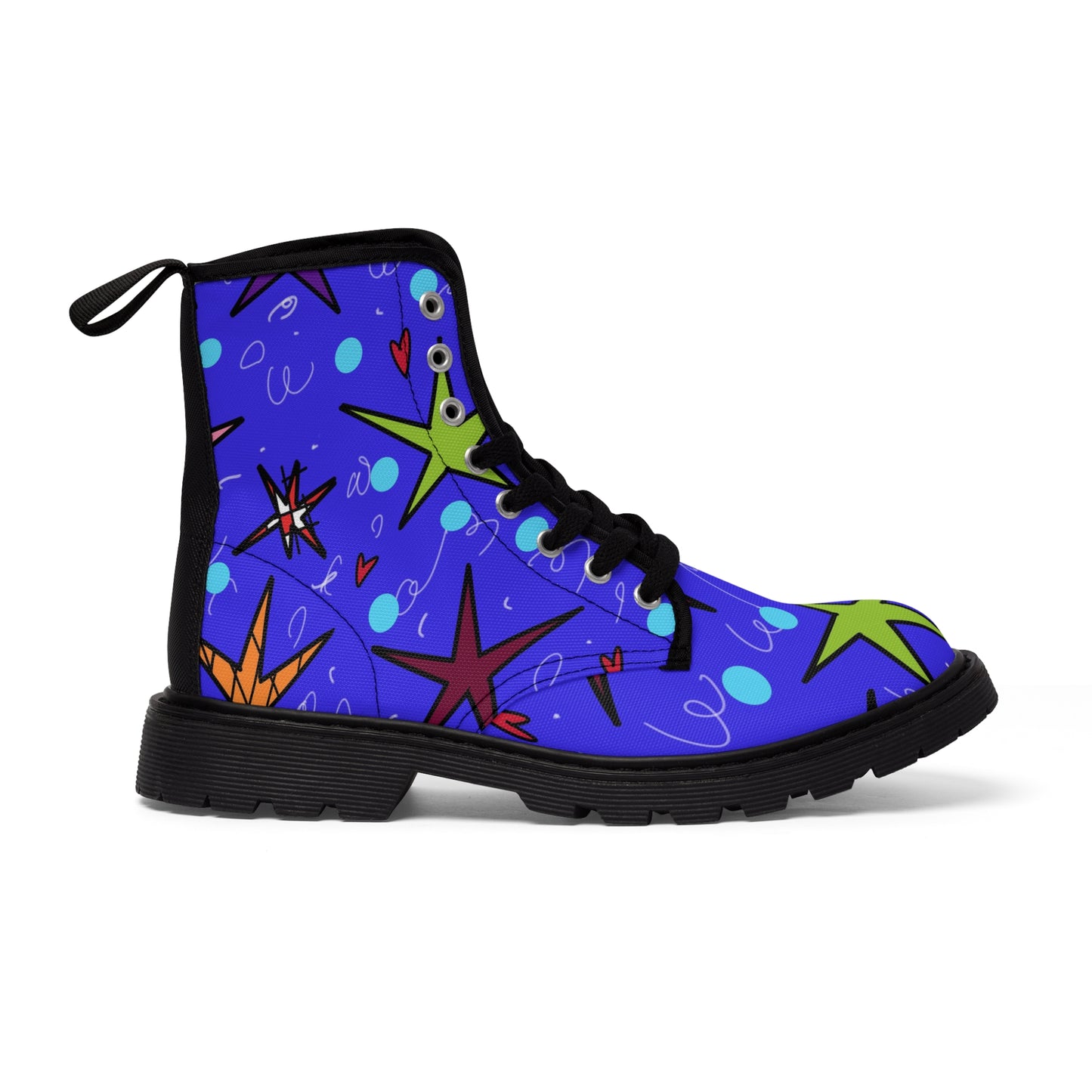 Stars Women's Canvas Boots