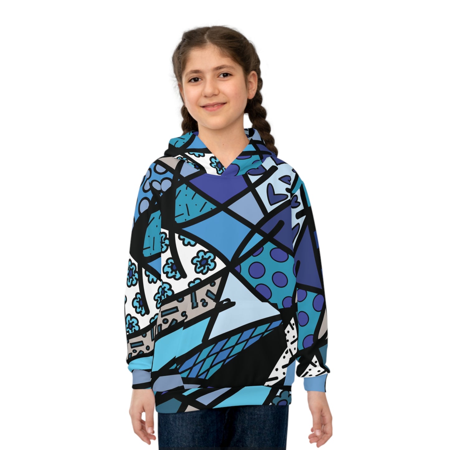 Shades of Blue Children's Hoodie