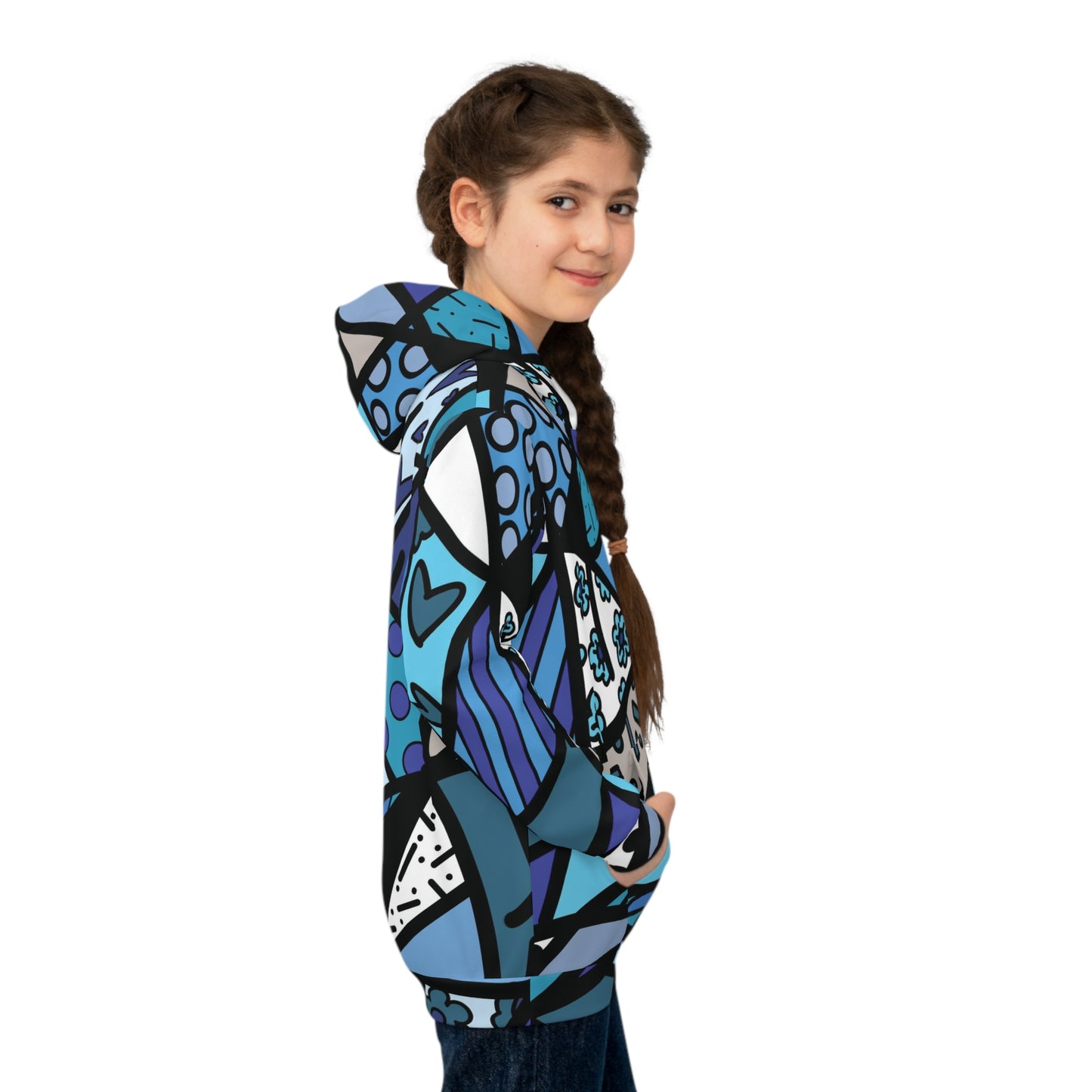 Shades of Blue Children's Hoodie