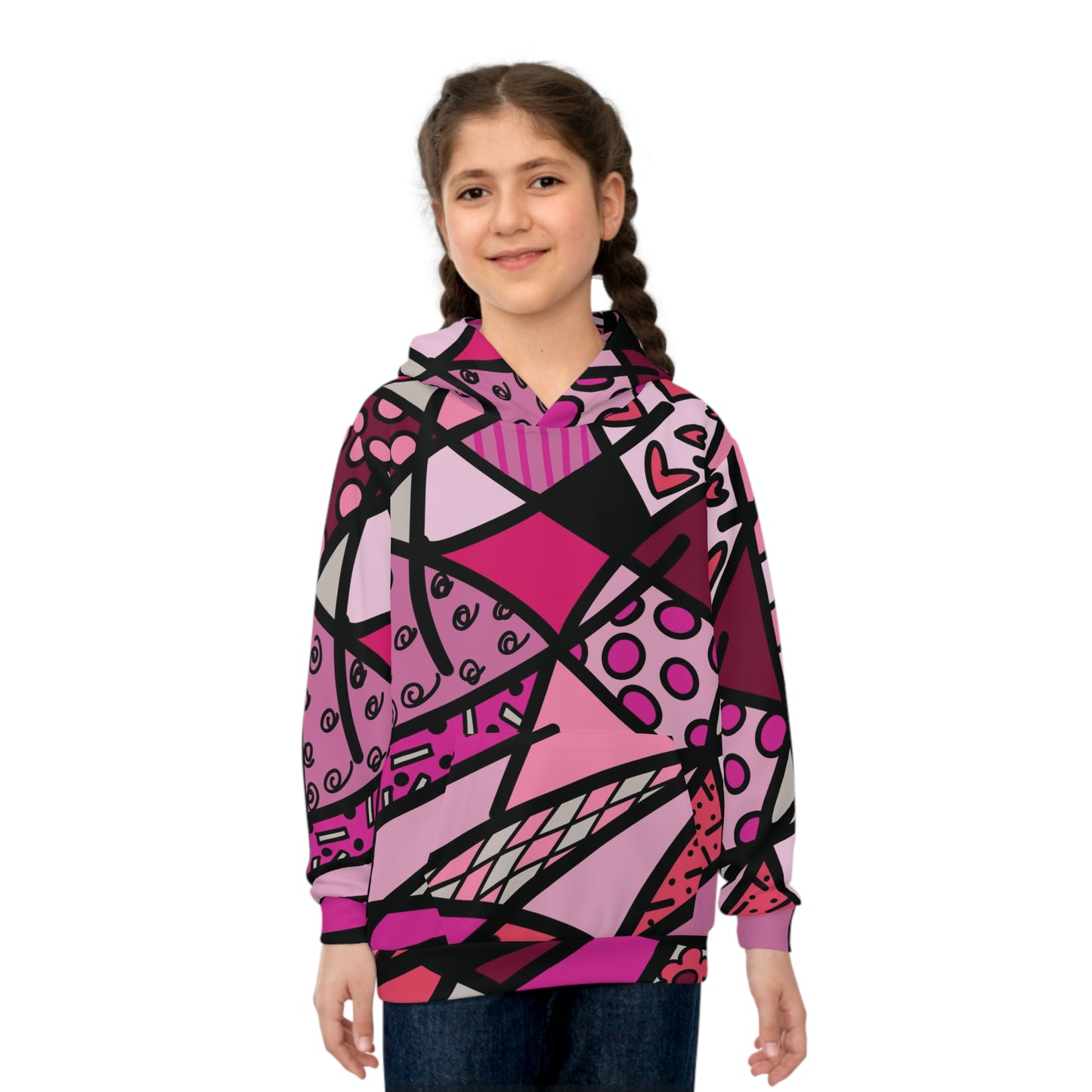 Shades of Pink Children's Hoodie