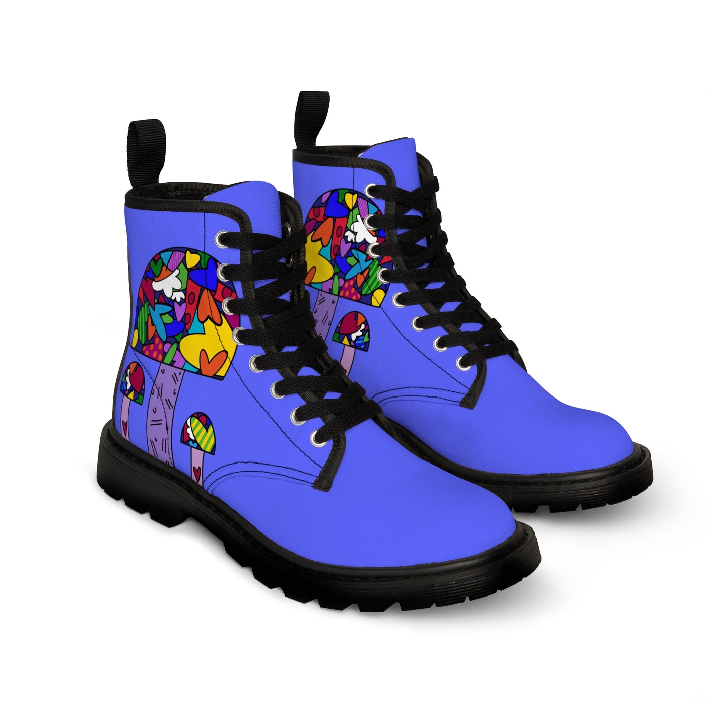 Women's Mushrooms Canvas Boots