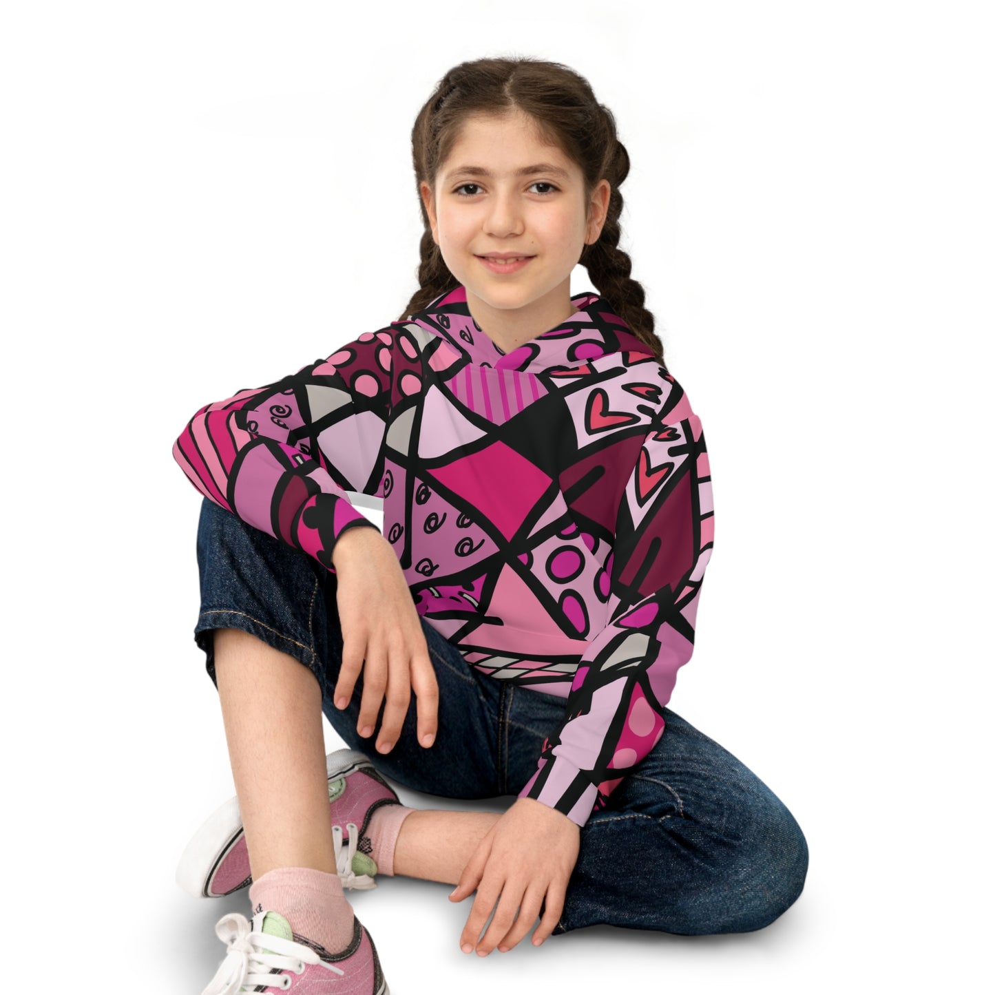 Shades of Pink Children's Hoodie