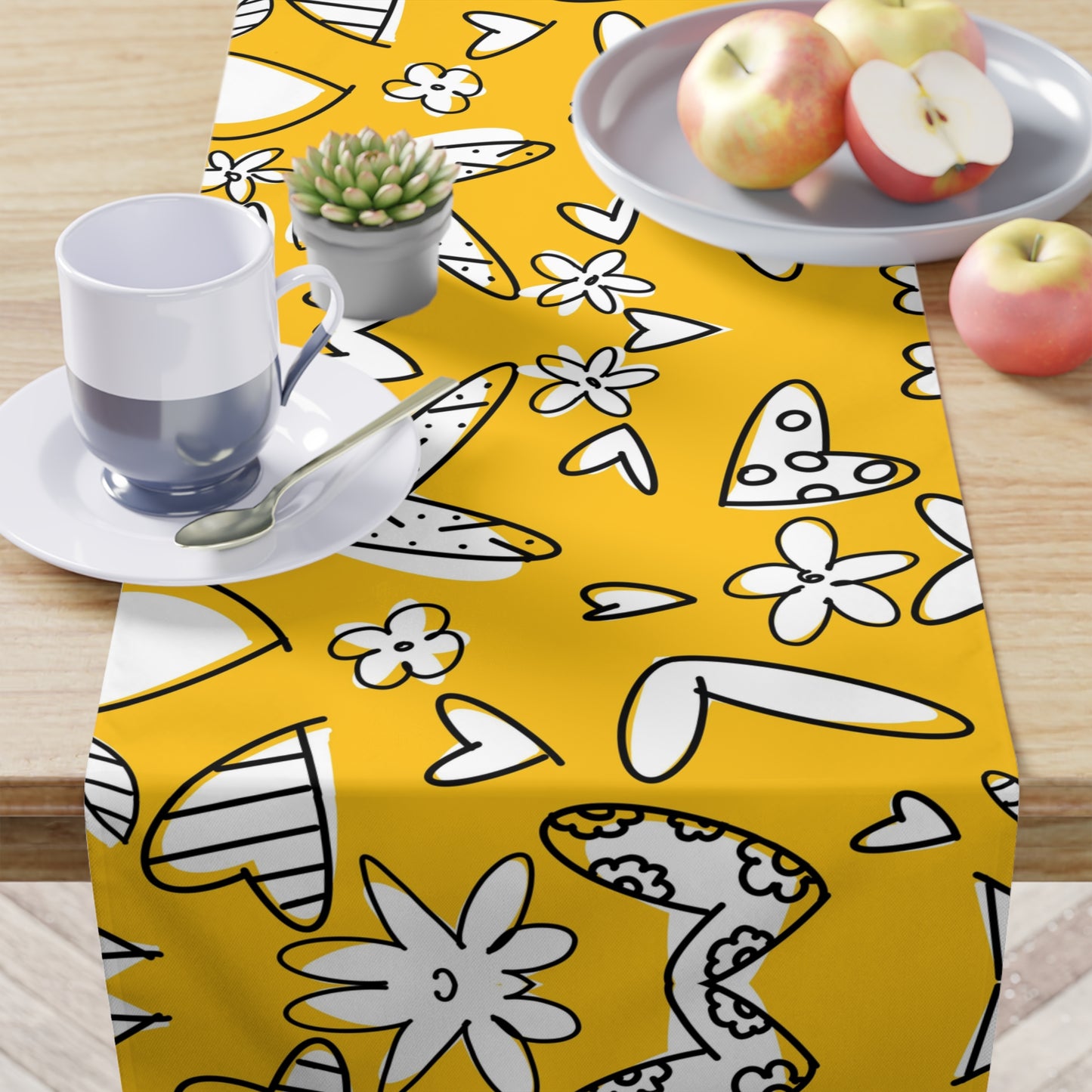 Lovely Yellow Table Runner