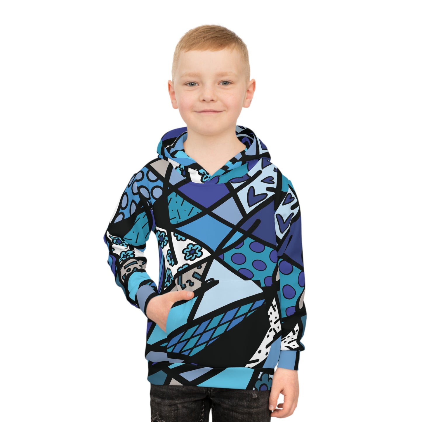 Shades of Blue Children's Hoodie