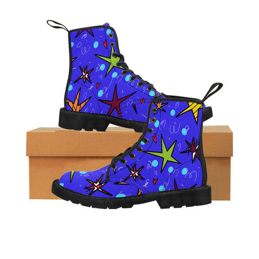 Stars Women's Canvas Boots