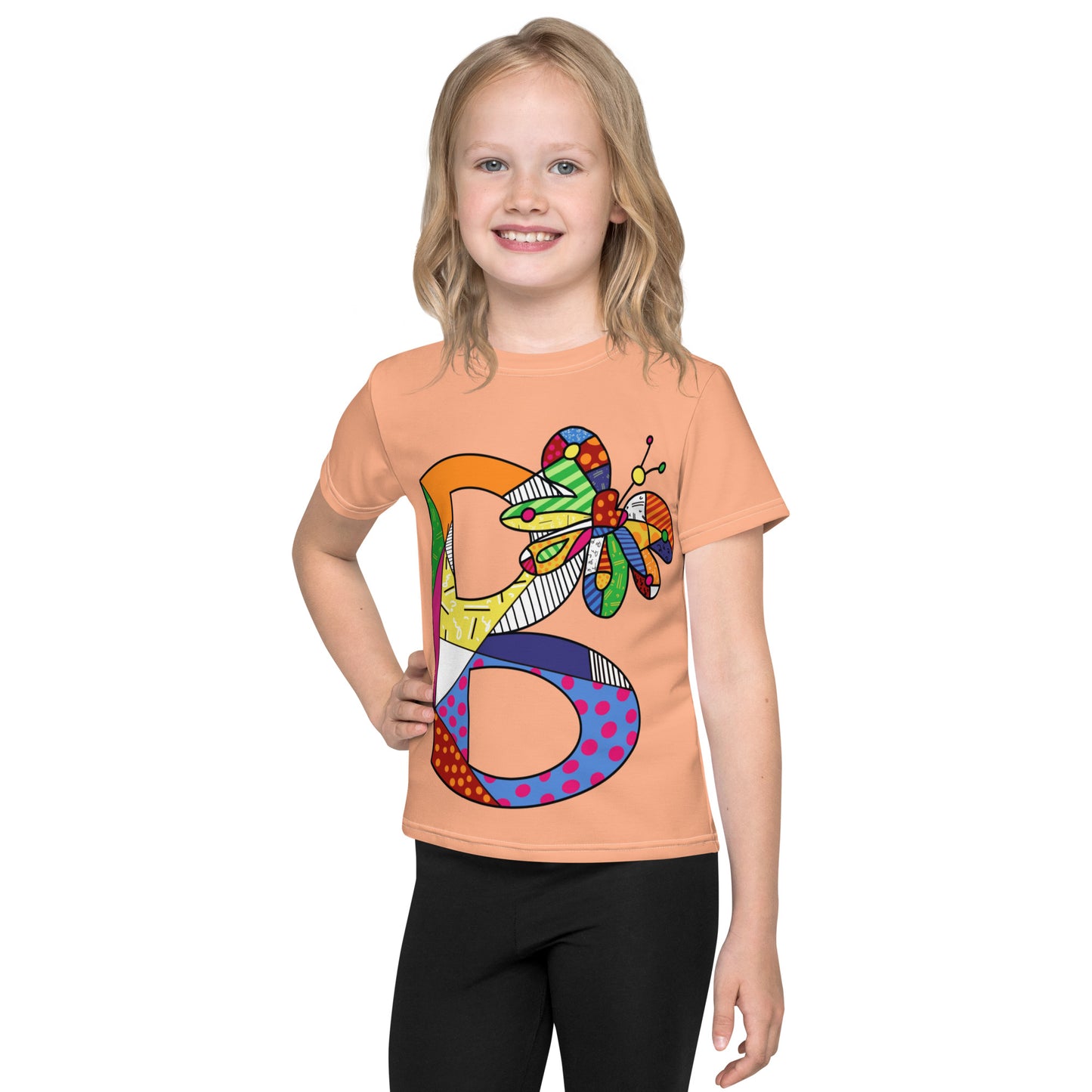 Animals Alphabet Kids crew neck t-shirt