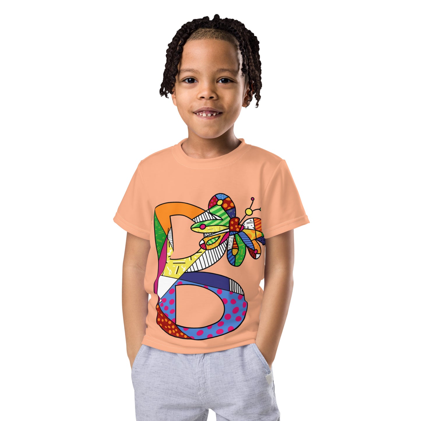 Animals Alphabet Kids crew neck t-shirt