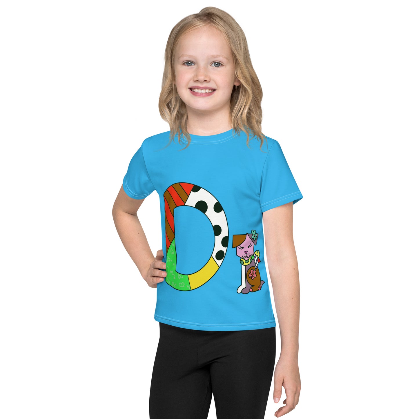 Animals Alphabet Kids crew neck t-shirt