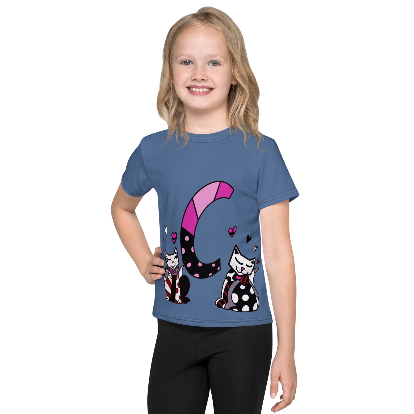 Animals Alphabet Kids crew neck t-shirt