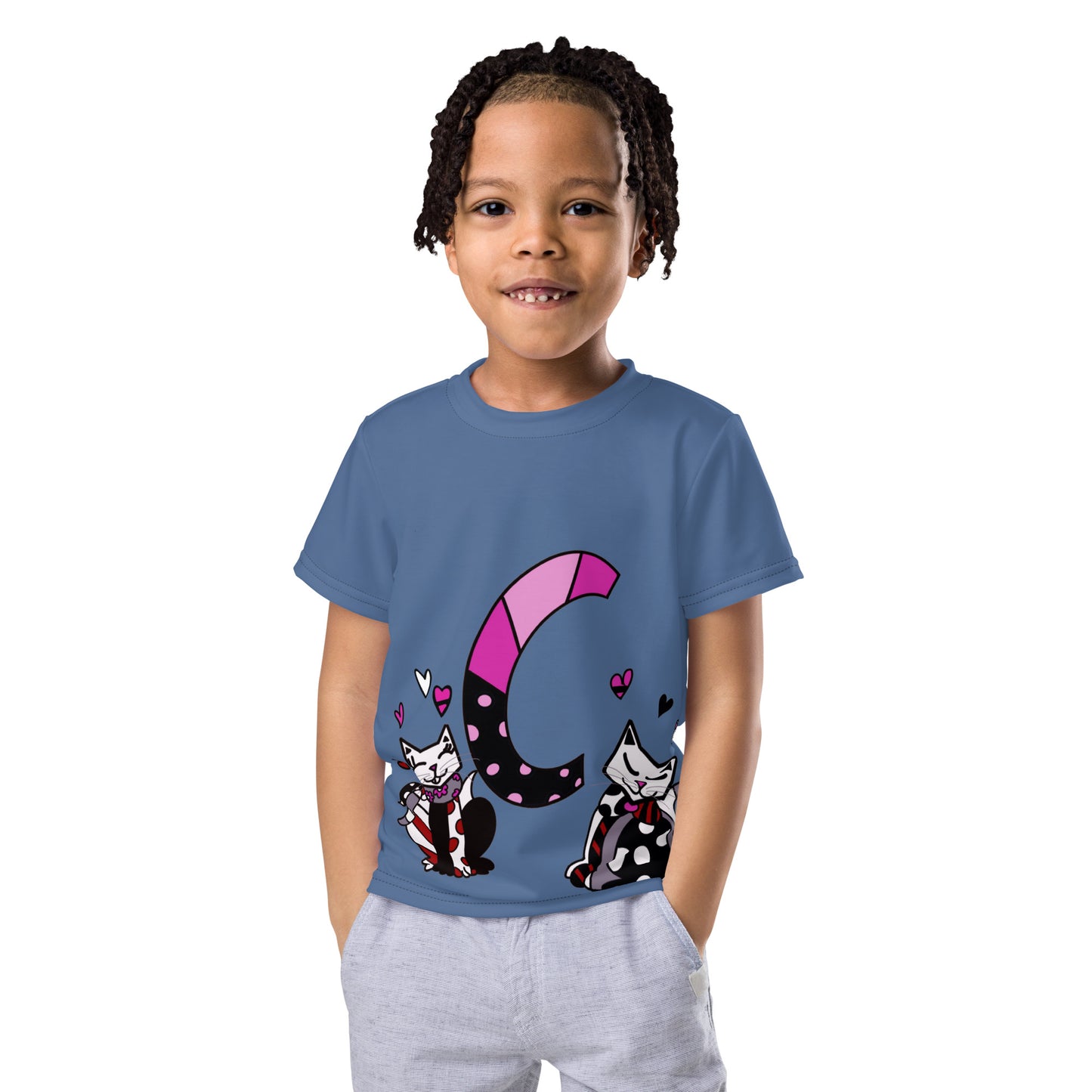 Animals Alphabet Kids crew neck t-shirt