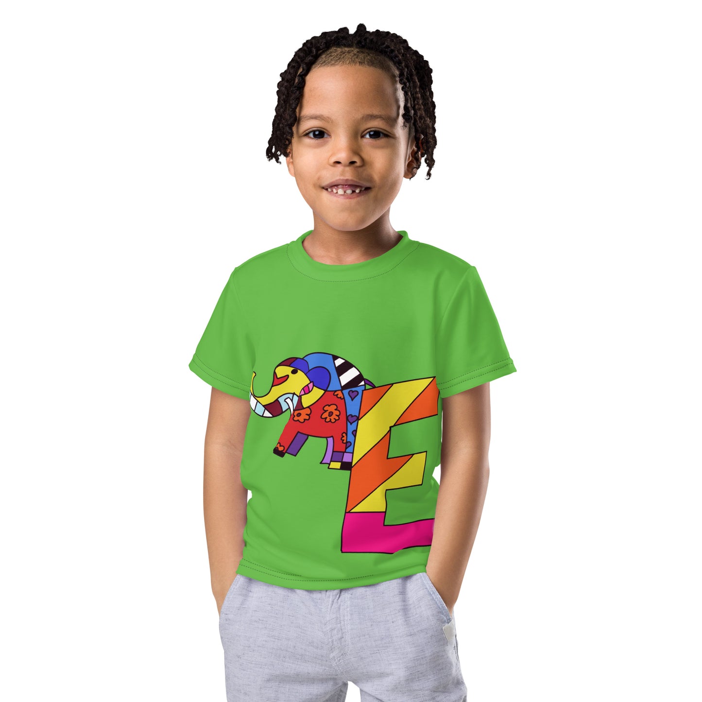 Animal Alphabet Kids crew neck t-shirt