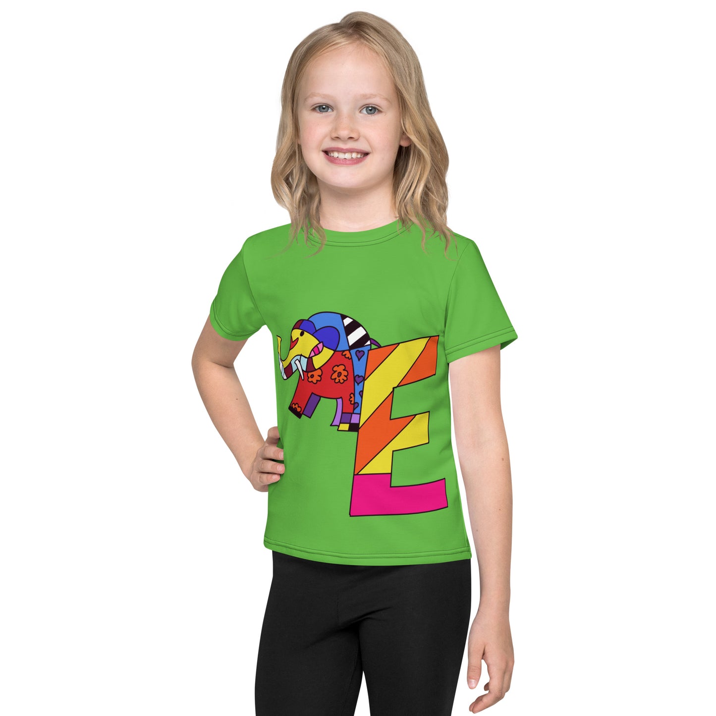 Animal Alphabet Kids crew neck t-shirt