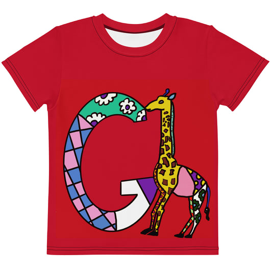 Animals Alphabet Kids crew neck t-shirt