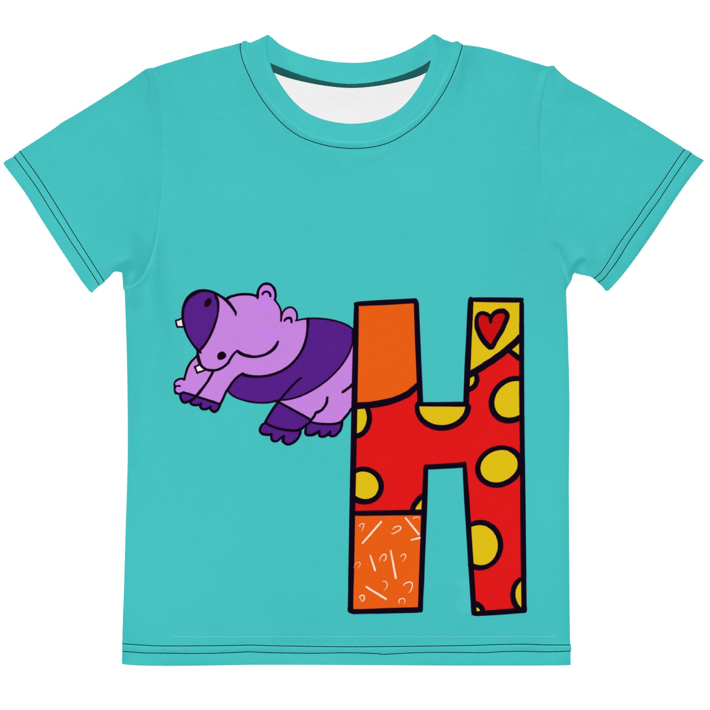 Animals Alphabet Kids crew neck t-shirt