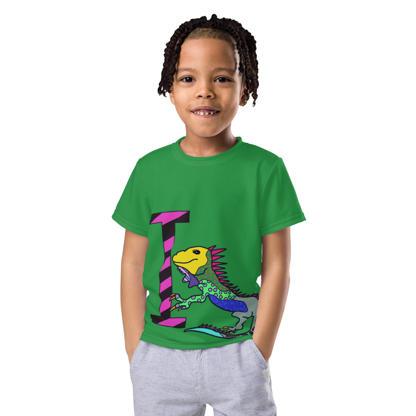 Animals Alphabet Kids crew neck t-shirt