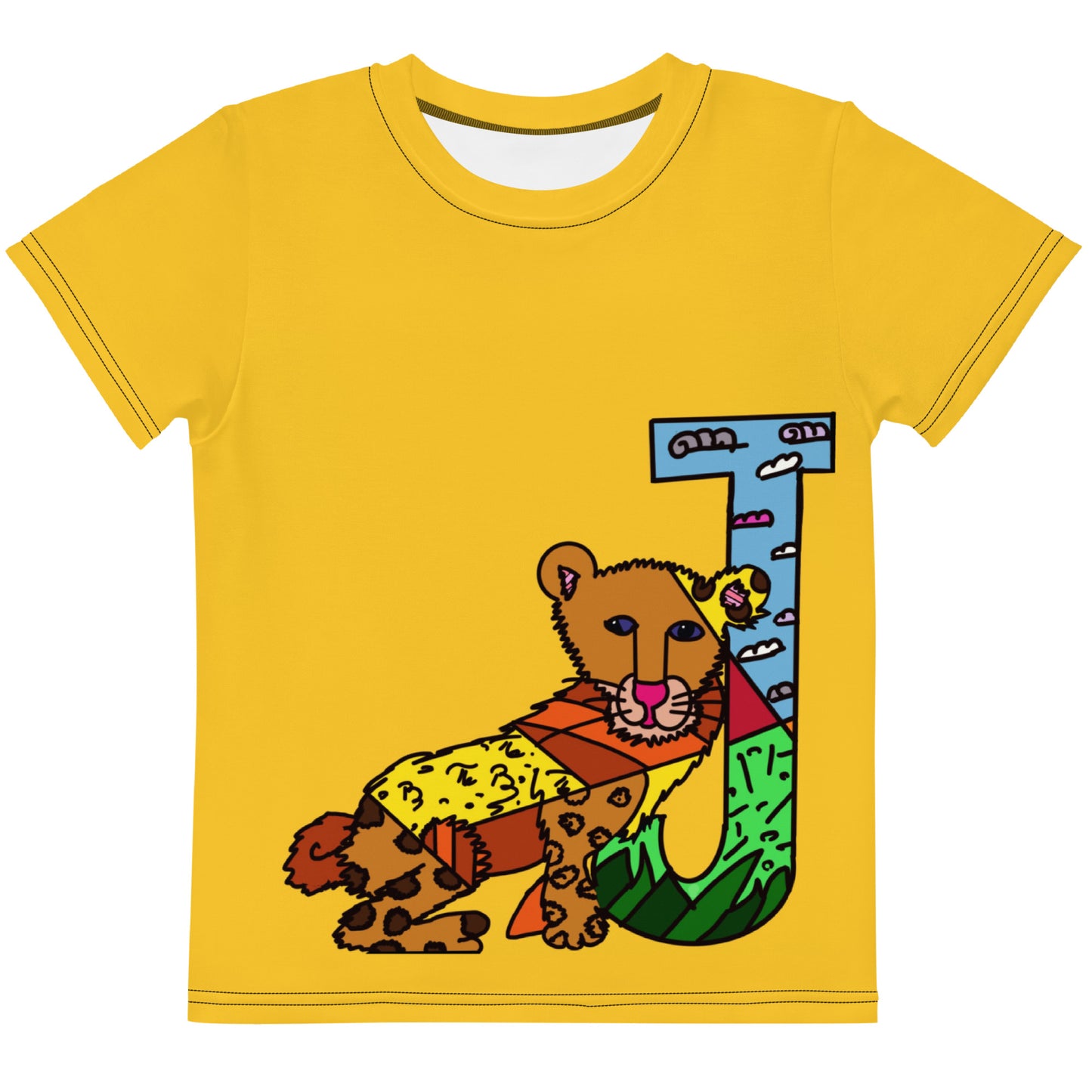 Animals Alphabet Kids crew neck t-shirt