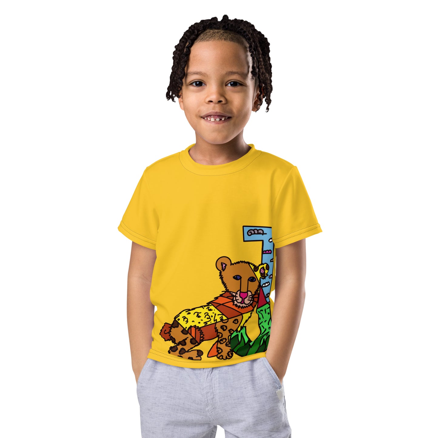 Animals Alphabet Kids crew neck t-shirt