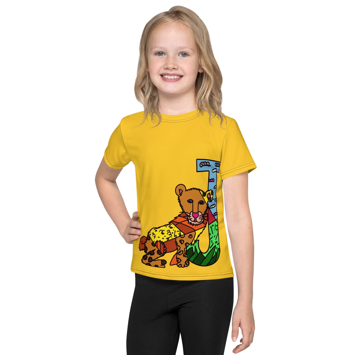 Animals Alphabet Kids crew neck t-shirt