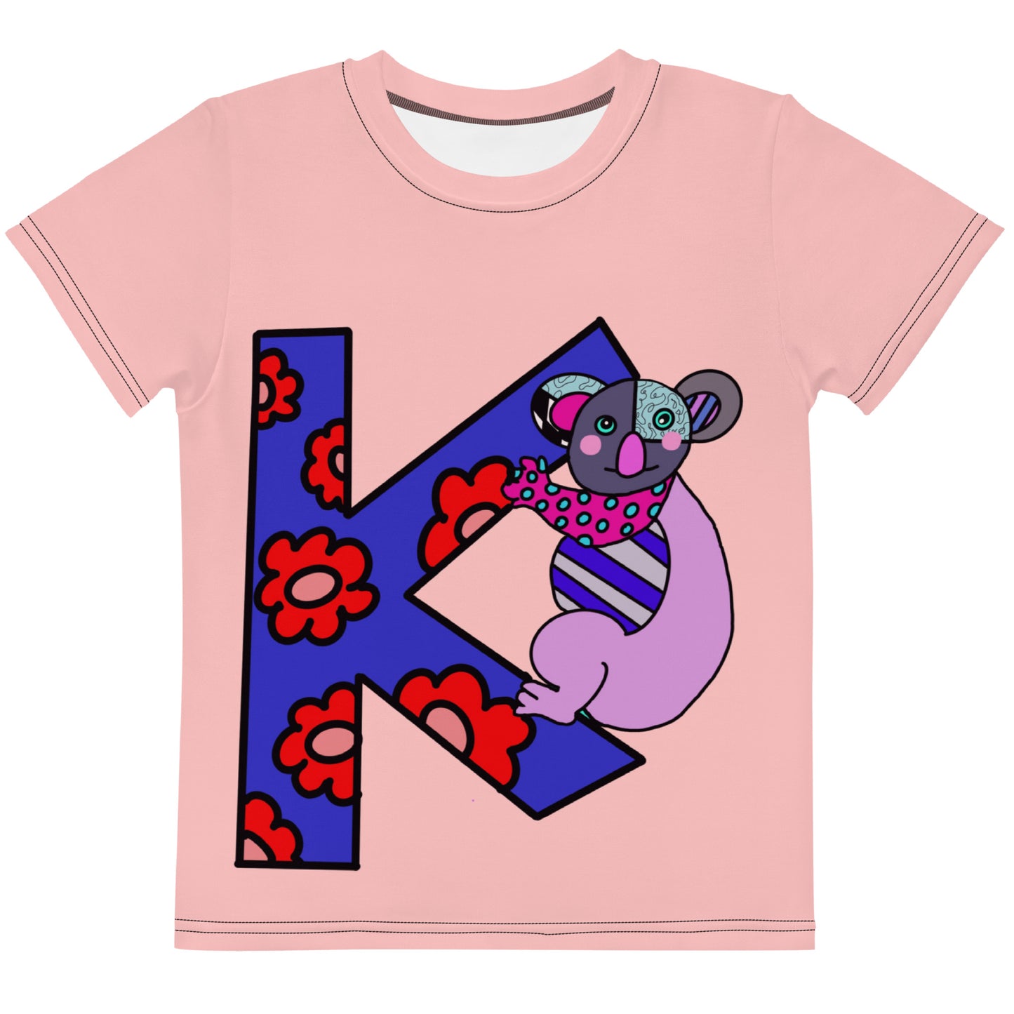 Animals Alphabet Kids crew neck t-shirt