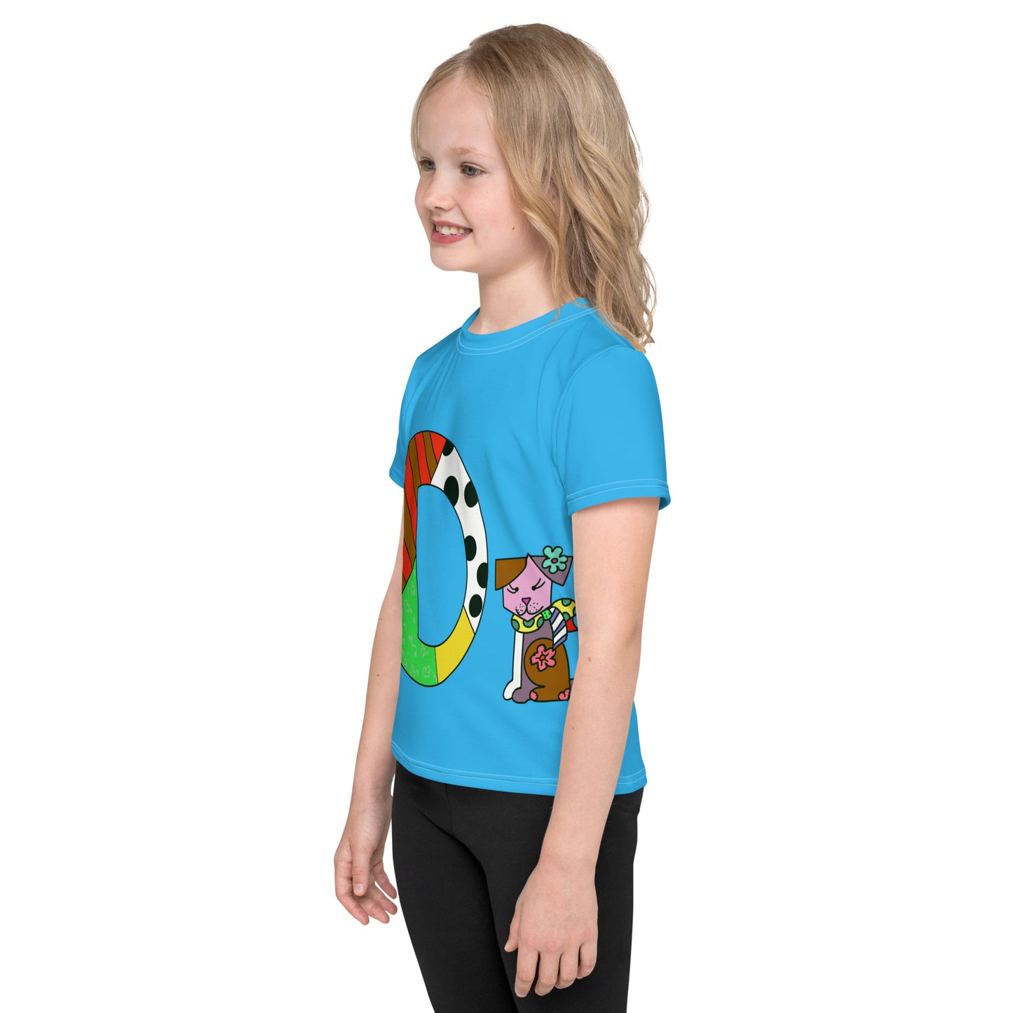 Animals Alphabet Kids crew neck t-shirt