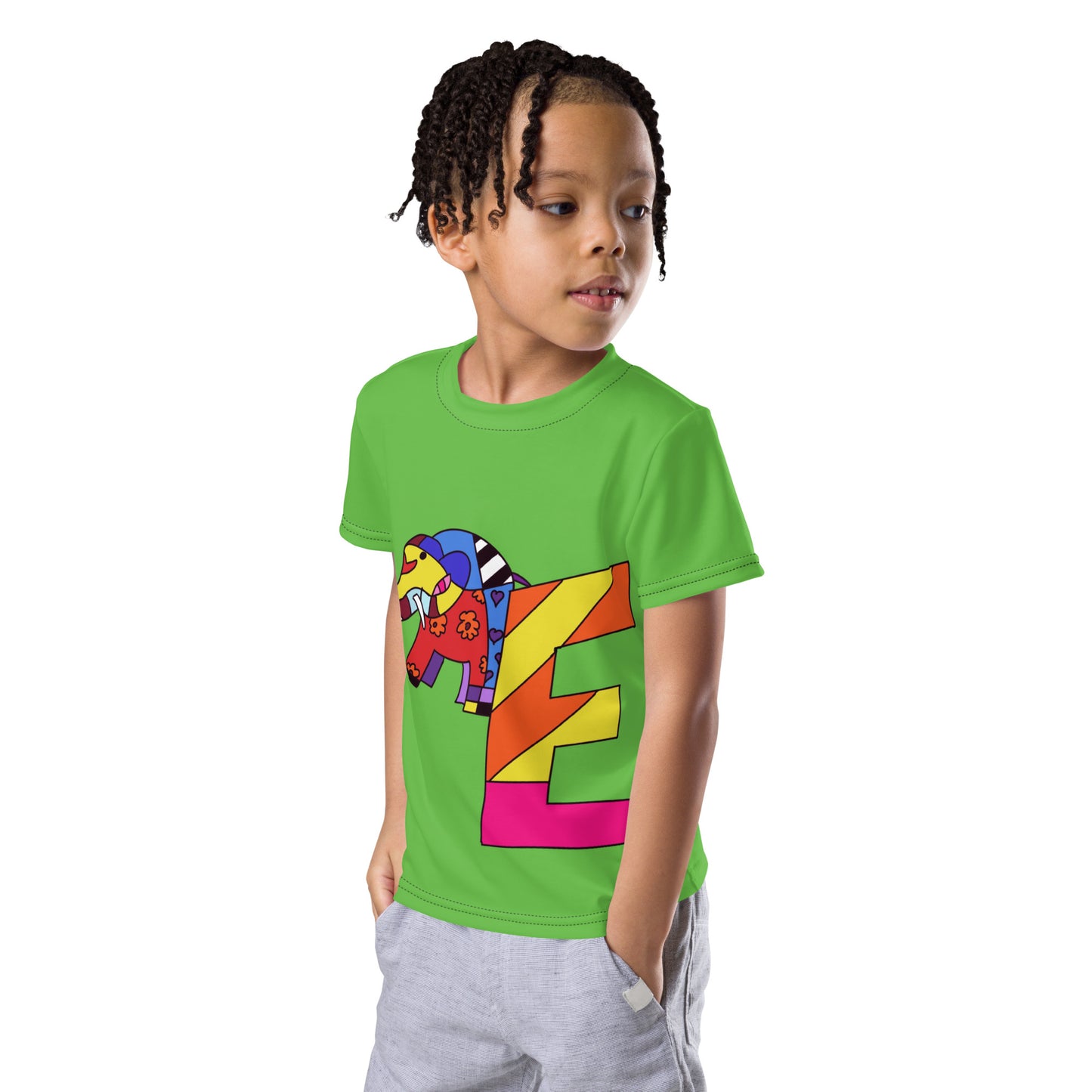 Animal Alphabet Kids crew neck t-shirt