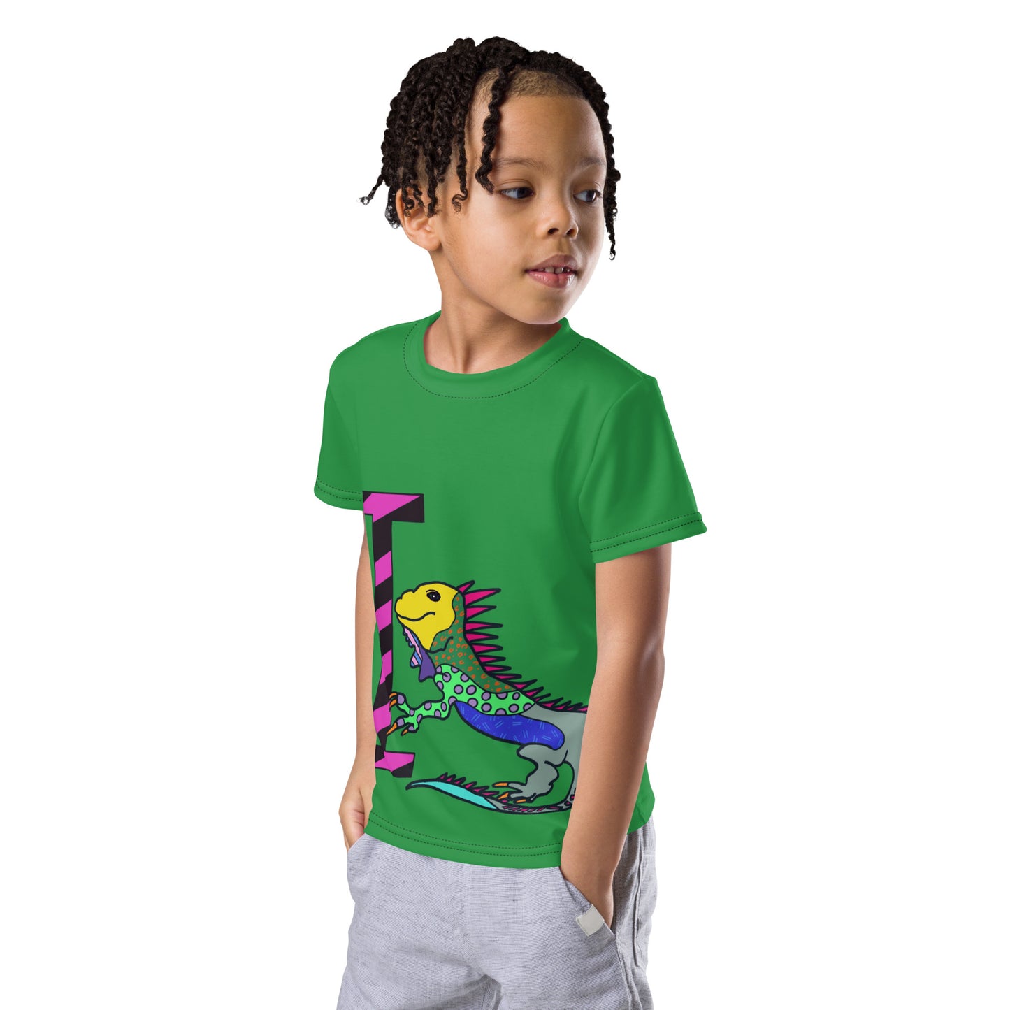 Animals Alphabet Kids crew neck t-shirt