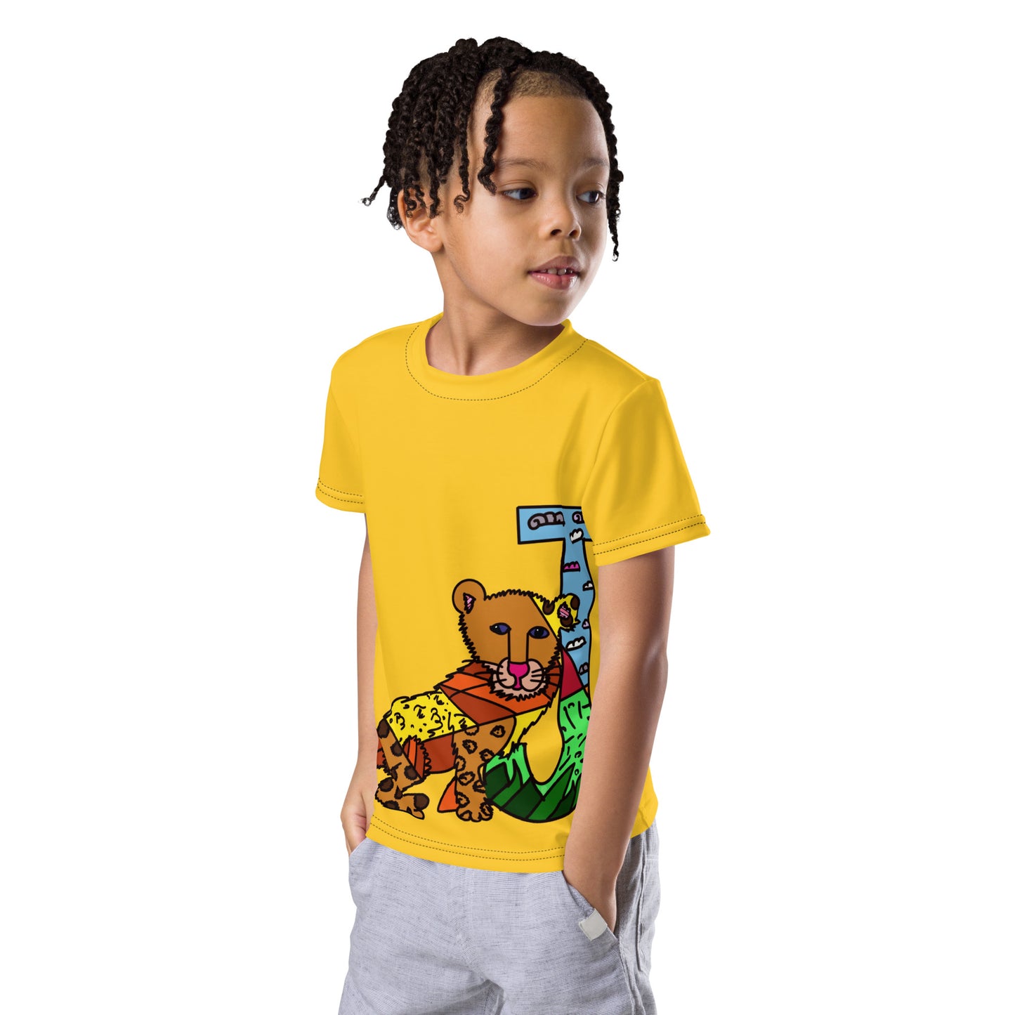 Animals Alphabet Kids crew neck t-shirt