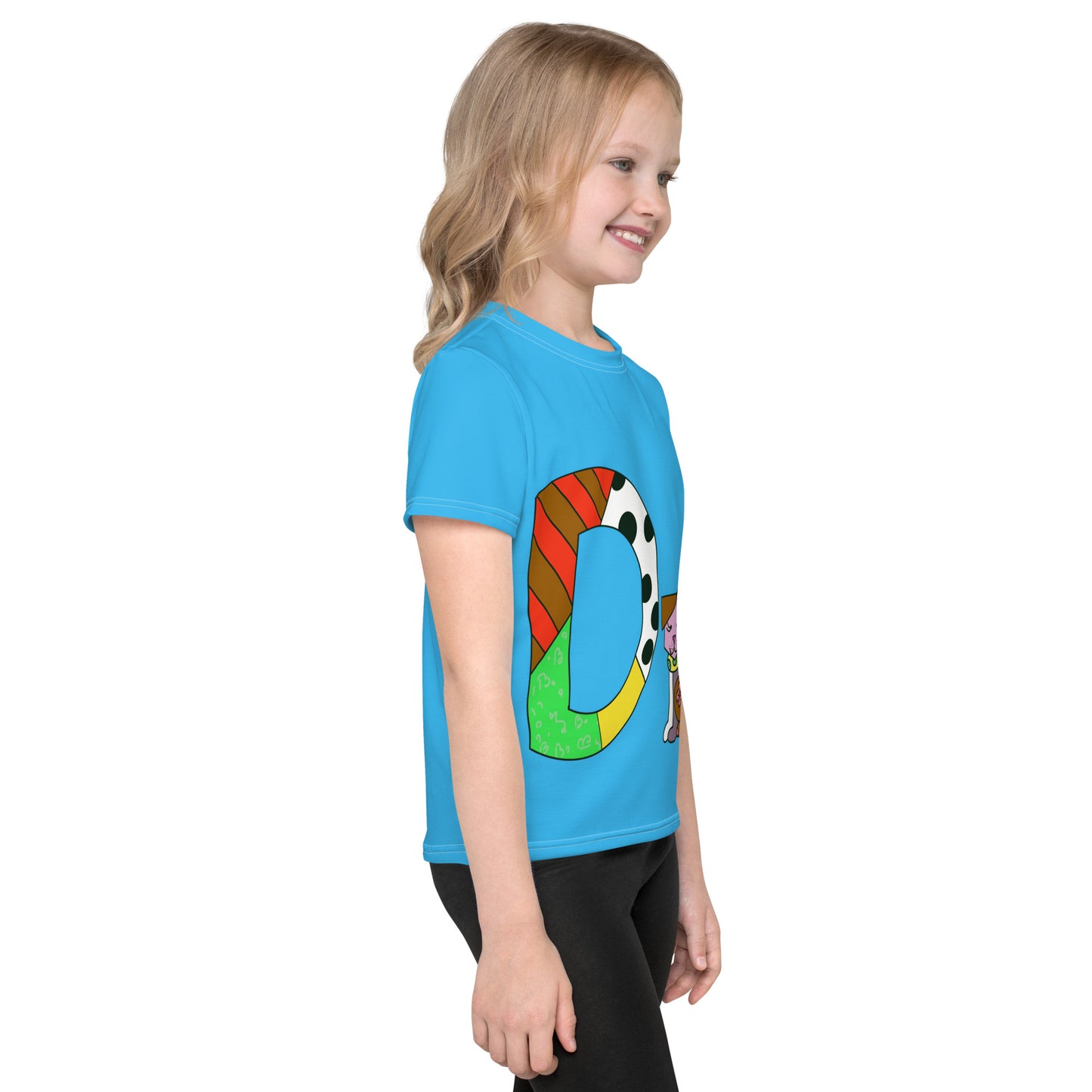 Animals Alphabet Kids crew neck t-shirt