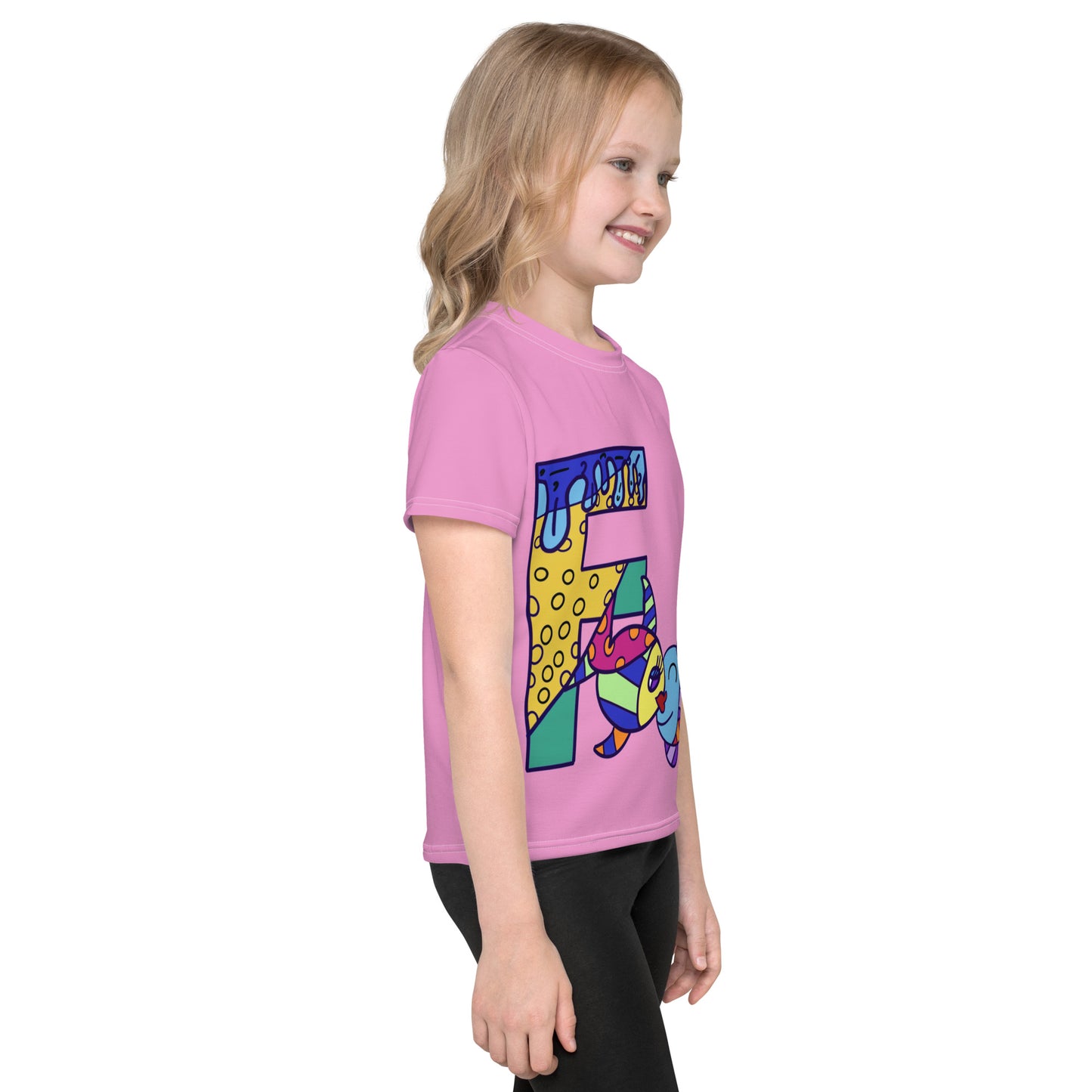 Animals Alphabet Kids crew neck t-shirt