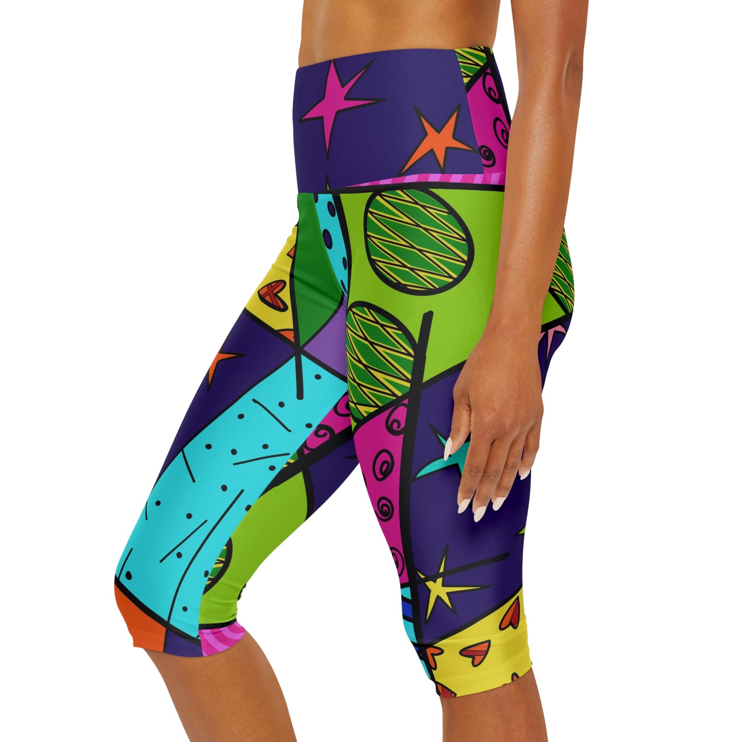 Summer Yoga Capri Leggings