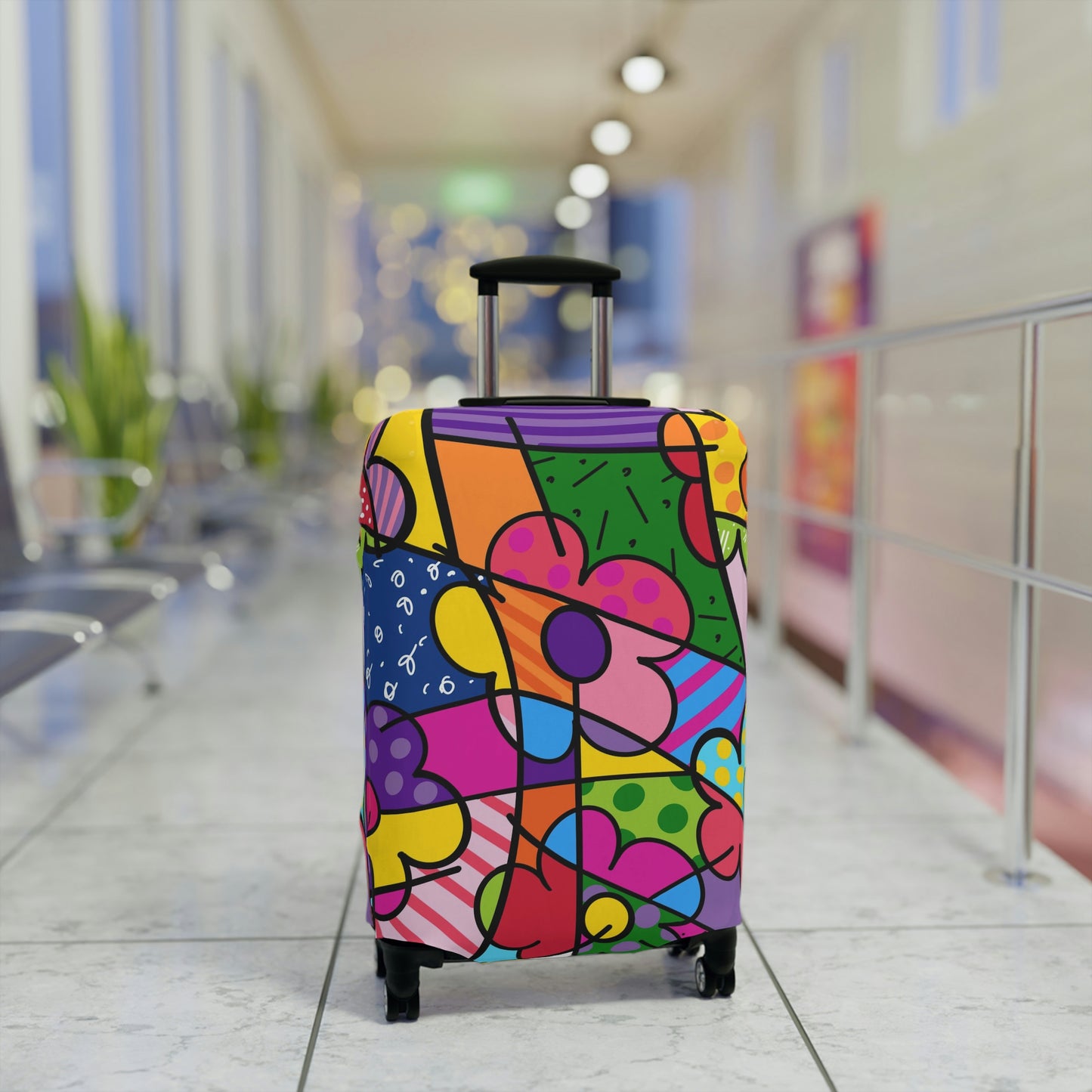 Flowers Luggage Cover