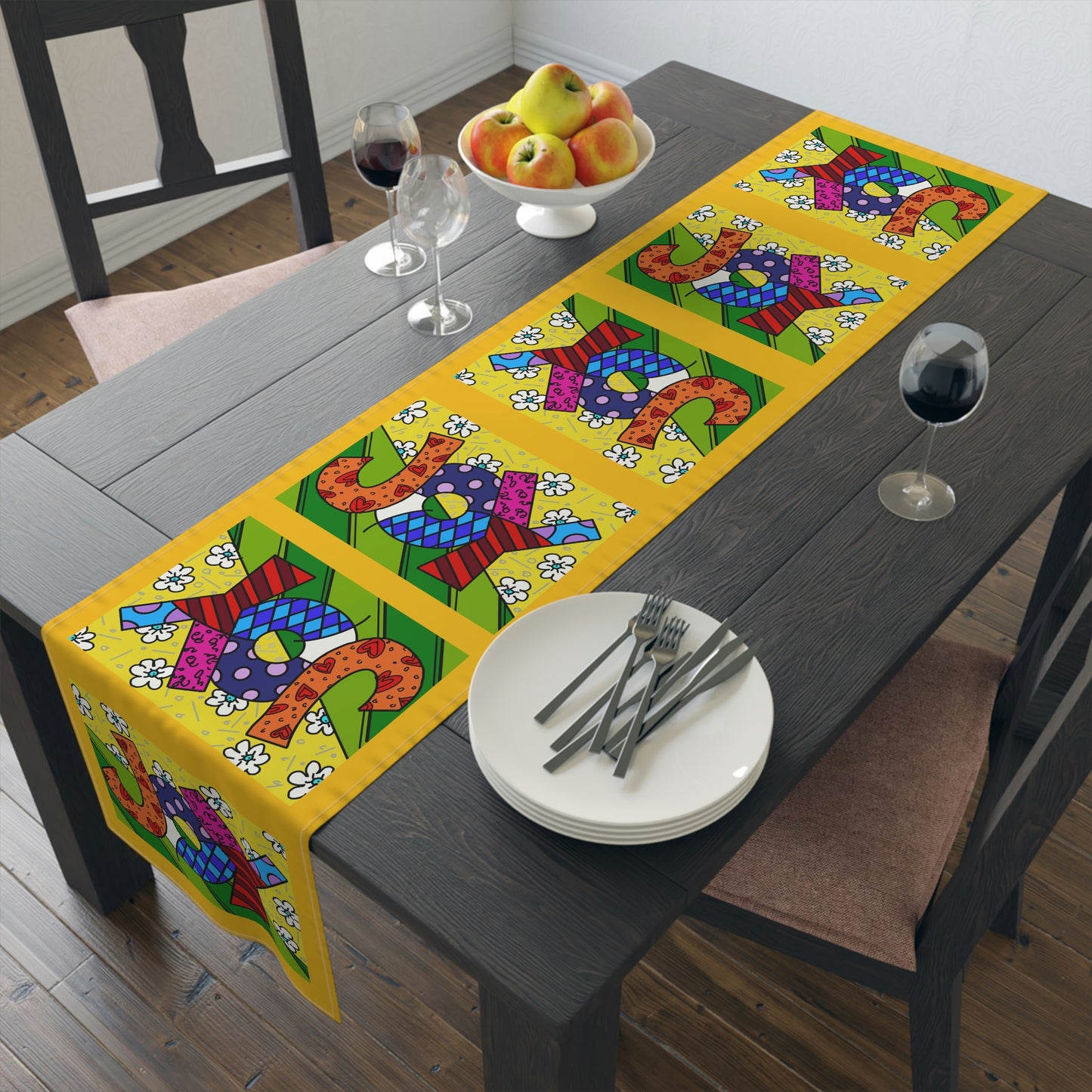 Joy Table Runner (Cotton, Poly)