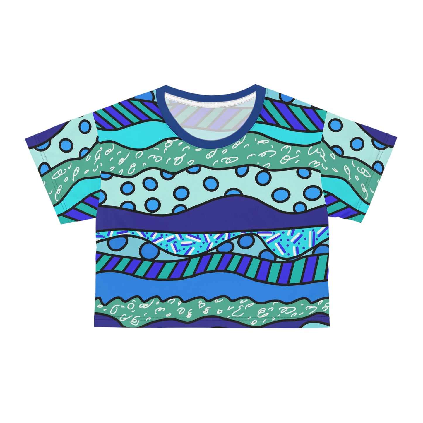 Waves Crop Tee