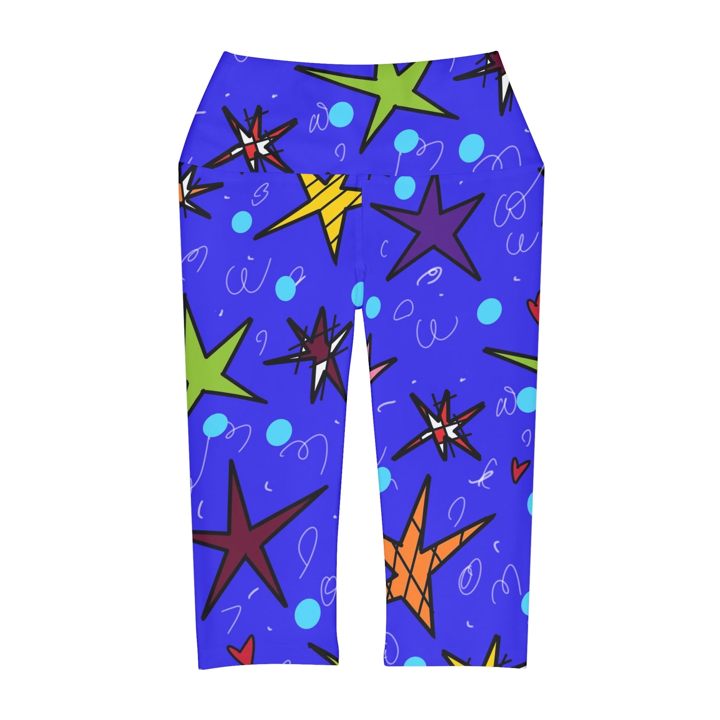 Stars Yoga Capri Leggings