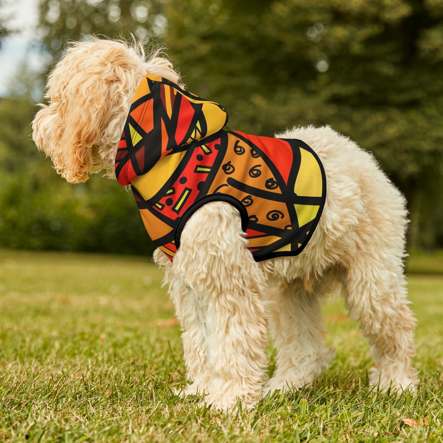 Shades of Color Dog Hoodie