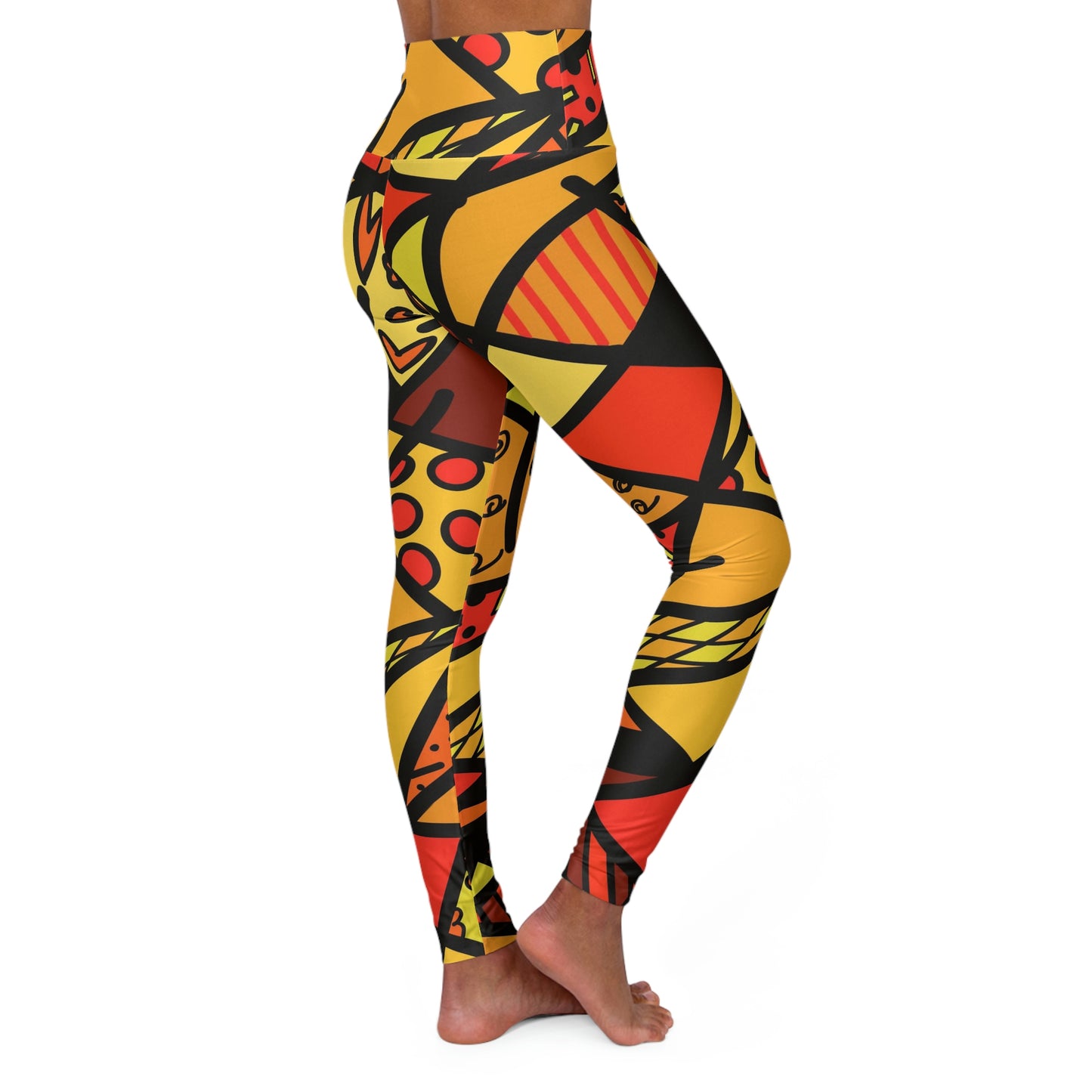 Shades of Color High Waisted Yoga Leggings