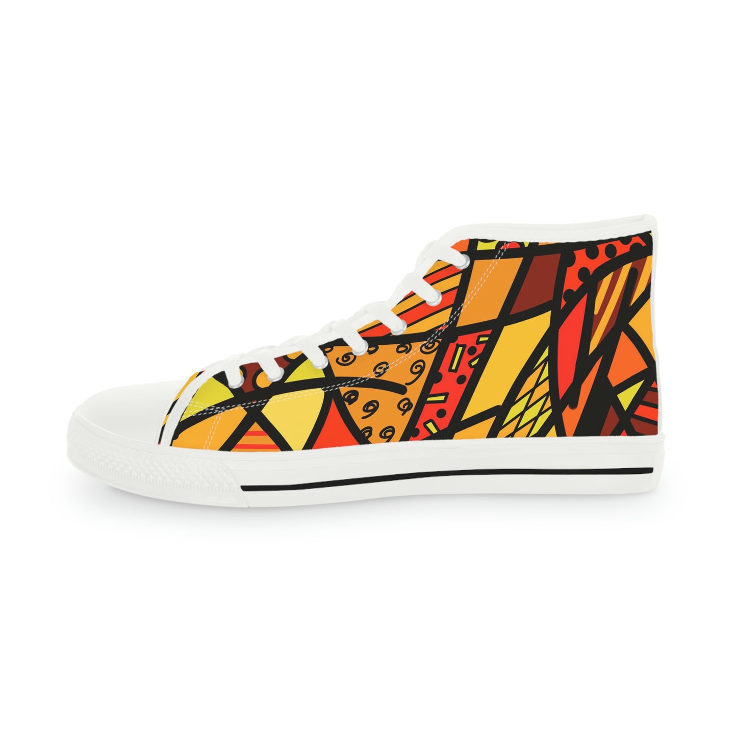 Shades of Color Men's High Top Sneakers