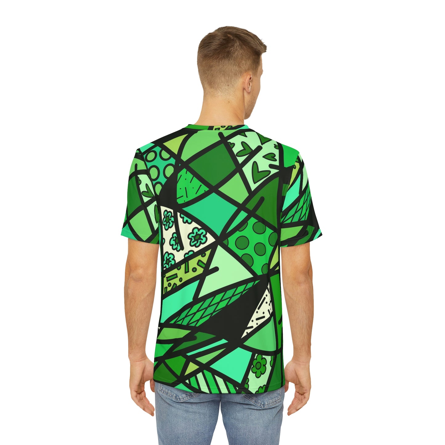 Shades of Color Men's Polyester Tee