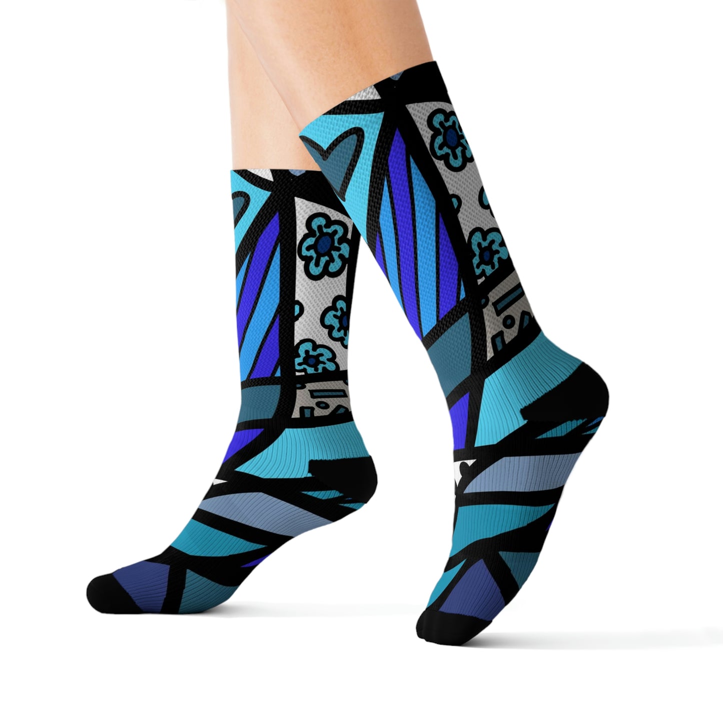 Shades of Color Sublimation Socks