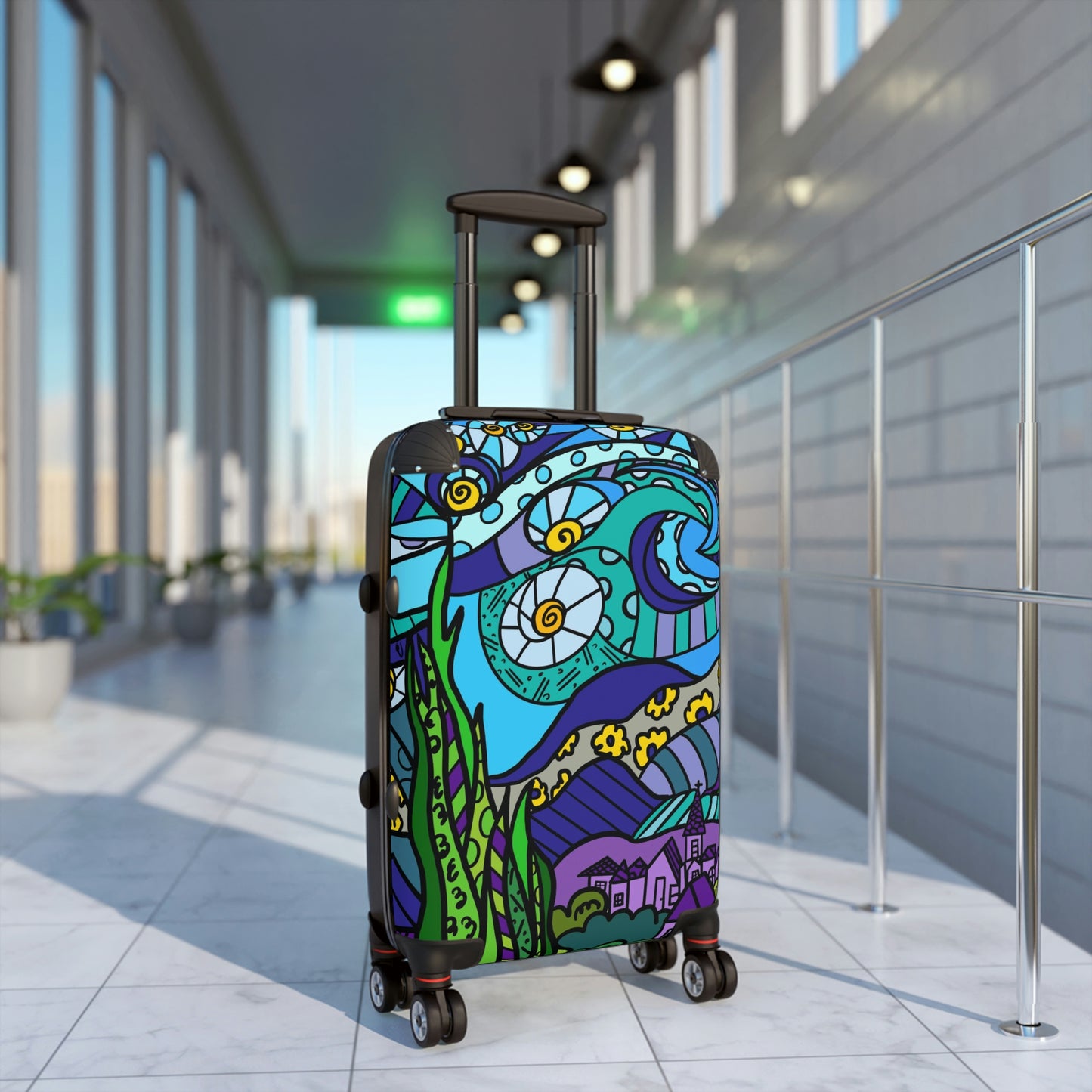 Starry Night Suitcases