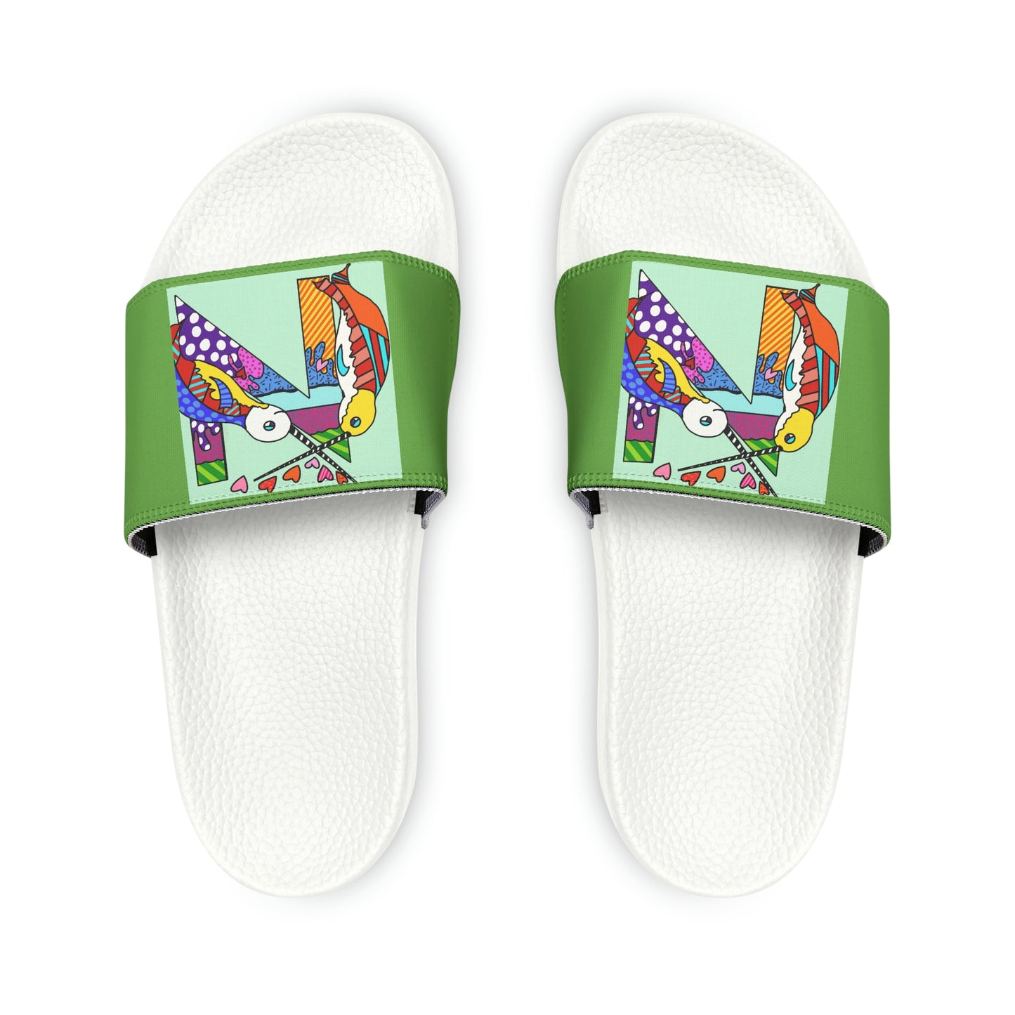 Alphabet Youth Removable-Strap Sandals