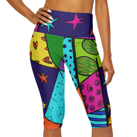 Summer Yoga Capri Leggings