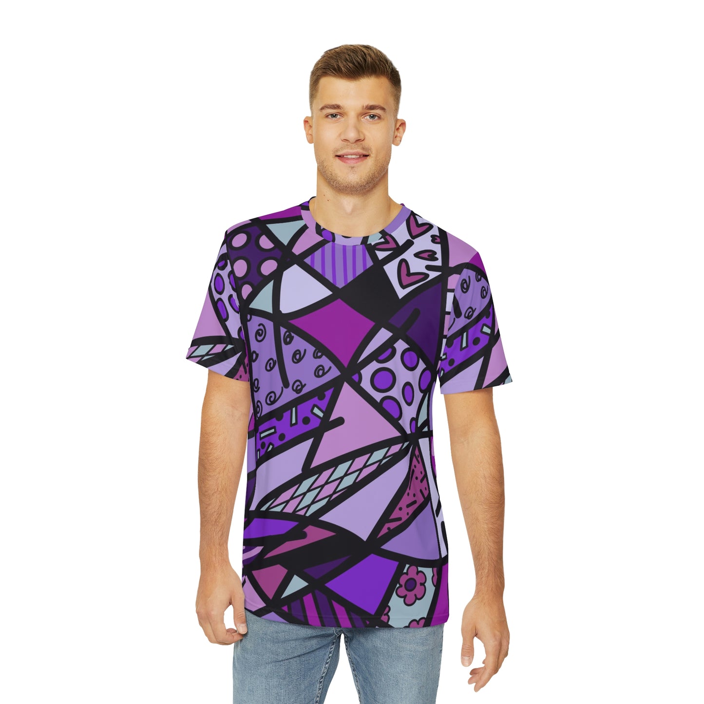 Shades of Color Men's Polyester Tee