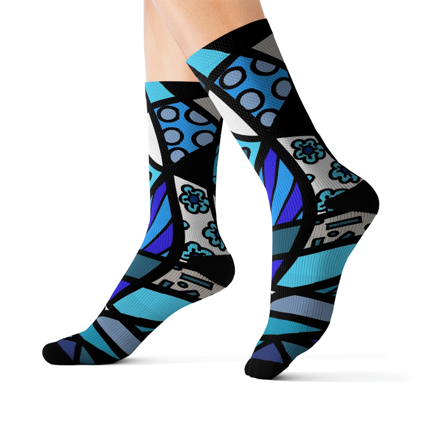 Shades of Color Sublimation Socks