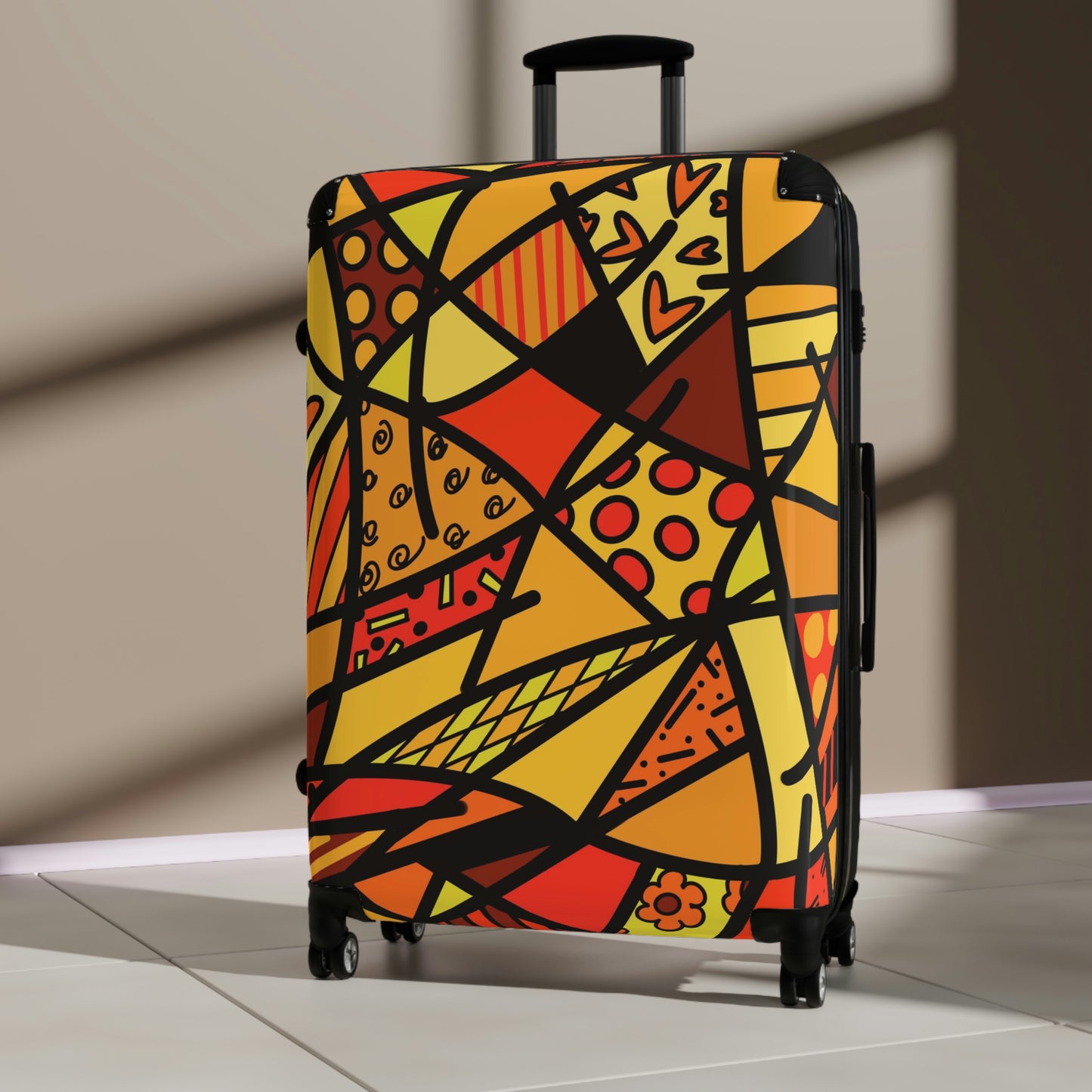 Shades of Color Suitcases