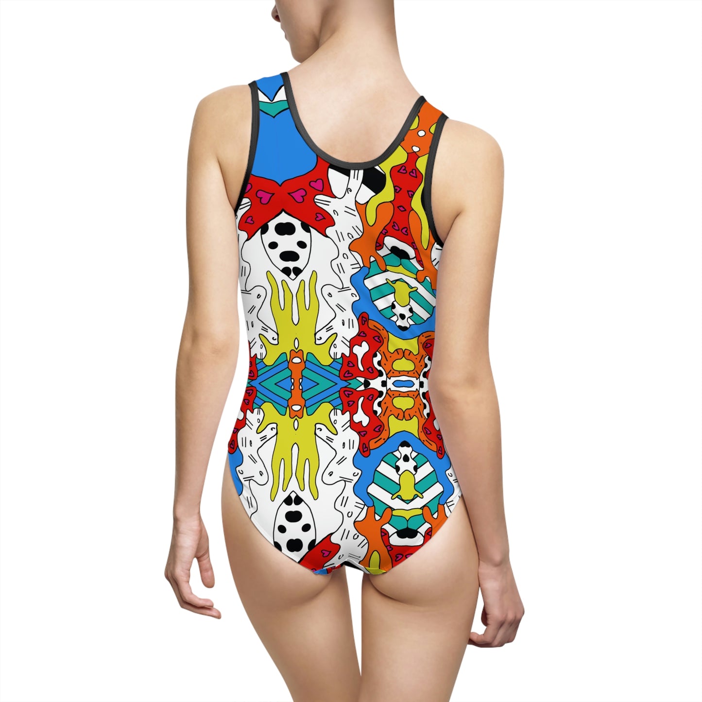 Unborings Women's Classic One-Piece Swimsuit