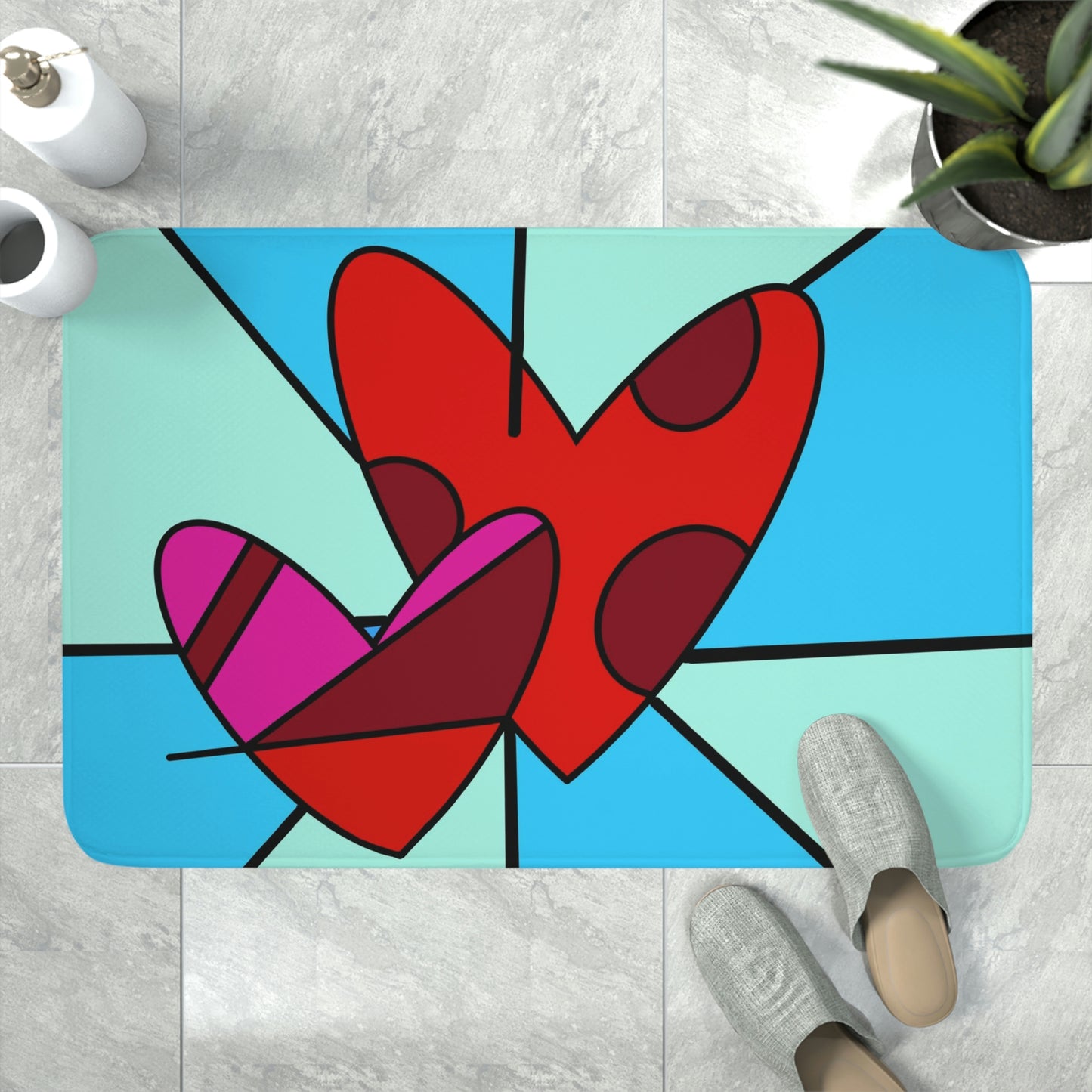 Love Memory Foam Bath Mat