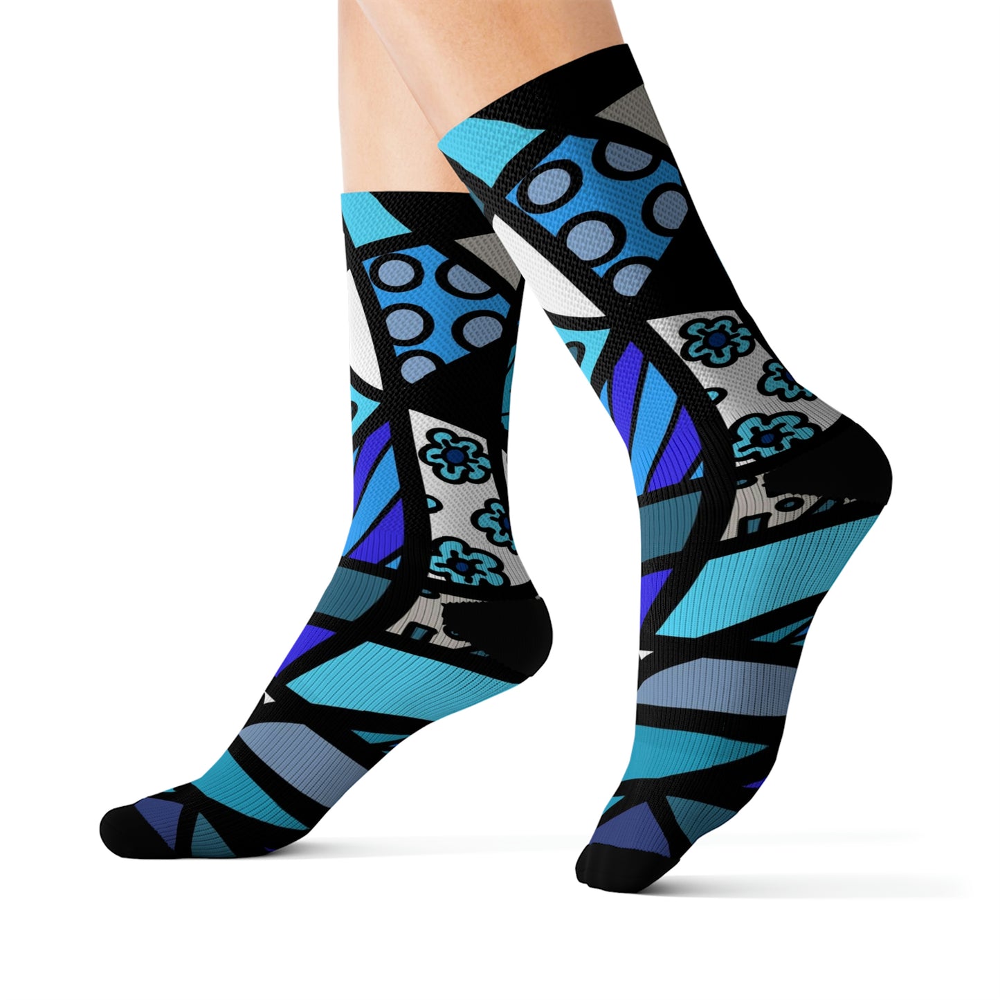 Shades of Color Sublimation Socks